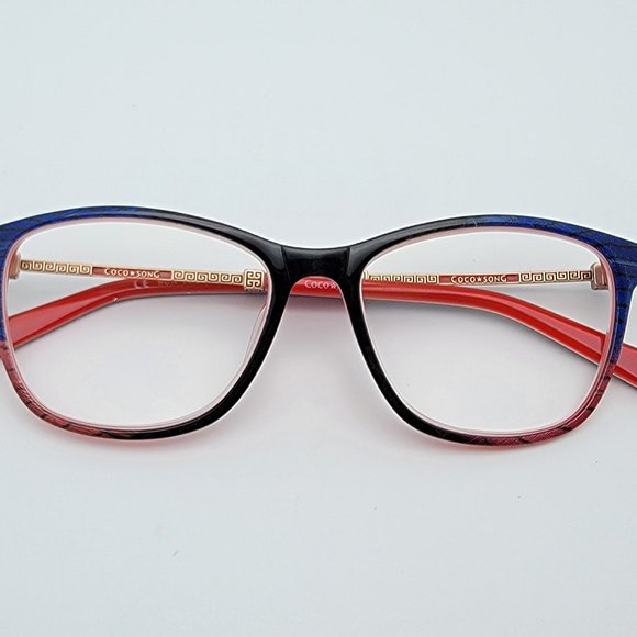 Coco Song CCS CV186 Sun Touch Col. 1 Eyeglasses Frame w/ Case 53-16-140 - Picture 12 of 15